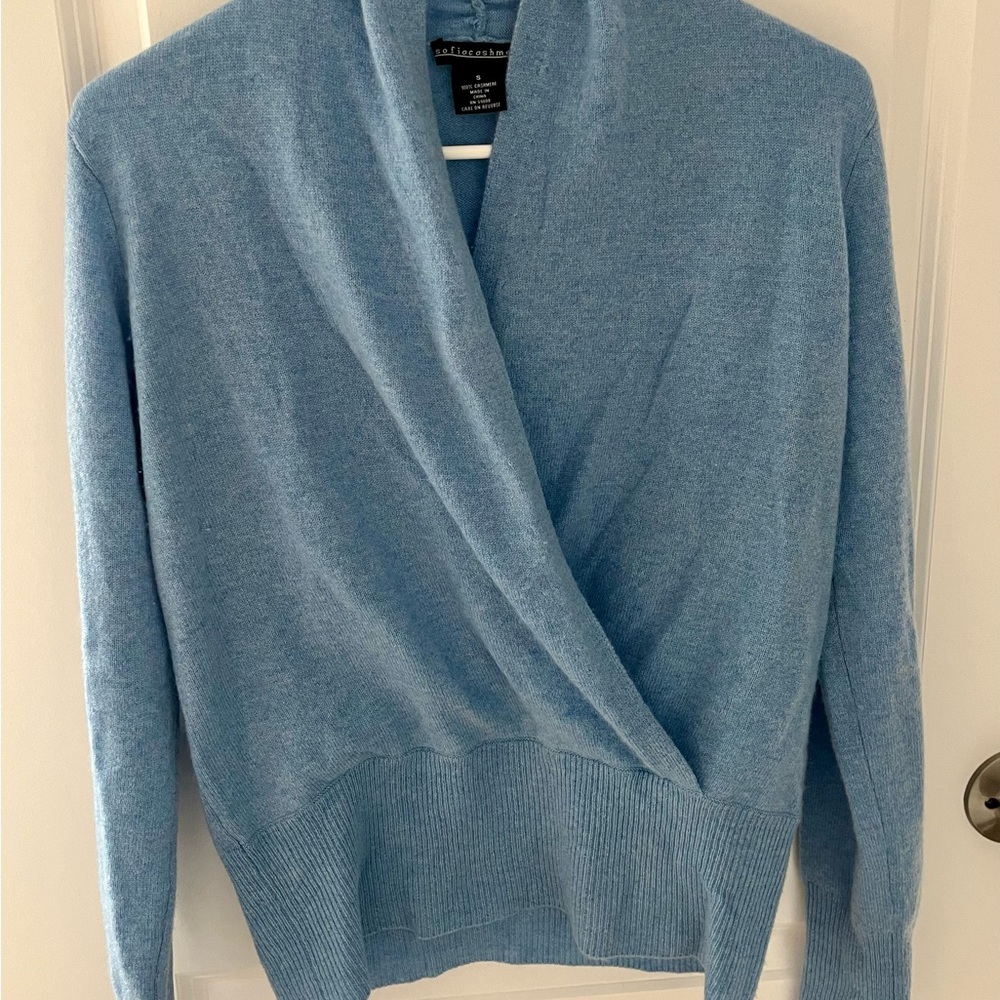 Cashmere Light Blue Sweater